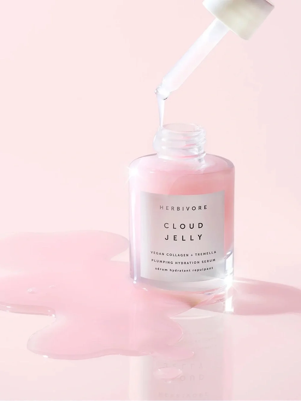 ☀️Herbivore Botanicals Cloud Jelly Pink Plumping Hydration Serum 30 ml Vegan new